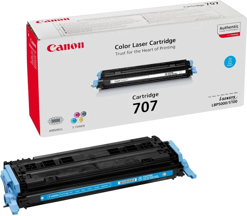 Canon 707 - Tonercartridge de Canon en Cyaan – photo produit