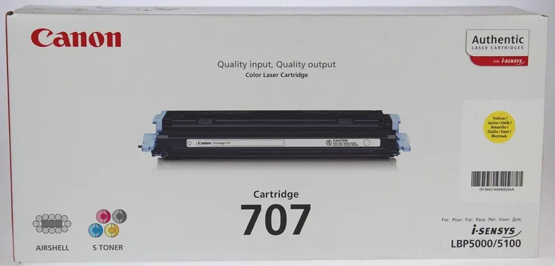 Canon 707 - Tonercartridge by Canon in Yellow – product photo
