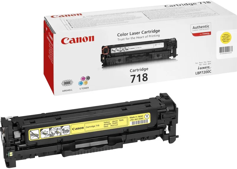 Canon 718 Tonercartridge by Canon in Yellow – product photo