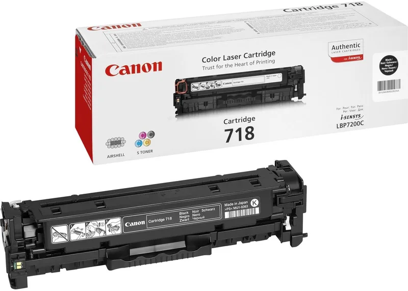 Canon 718 Tonercartridge von Canon in Schwarz – Produktfoto