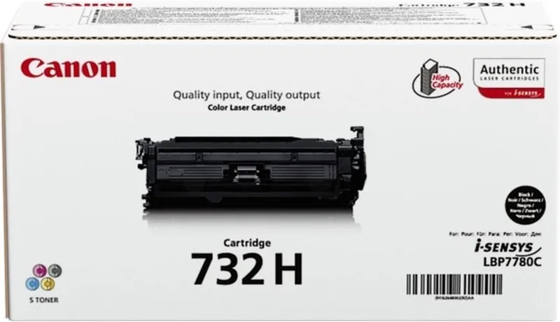 Canon 732HBK - Tonercartridge / Hoge Capaciteit by Canon in Black – product photo