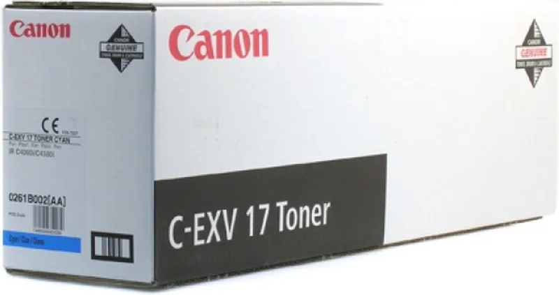 CEXV-17 Tonercartridge by Canon in Cyaan – product photo