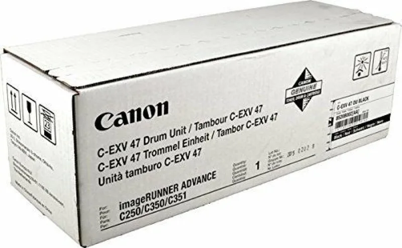 CEXV 47BK drum (origineel) by Canon in Black – product photo