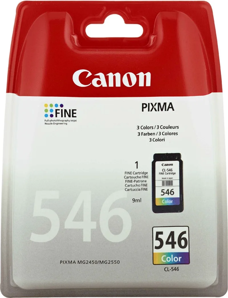 CL 546 - Inktcartridge - Kleur + Retourzakje van Canon in Meerkleurig – productfoto
