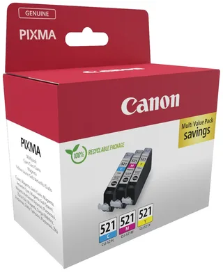 CLI-521 - Inktcartridge - Origineel - Standaard capaciteit by Canon in Kleur – product photo 2 of 2