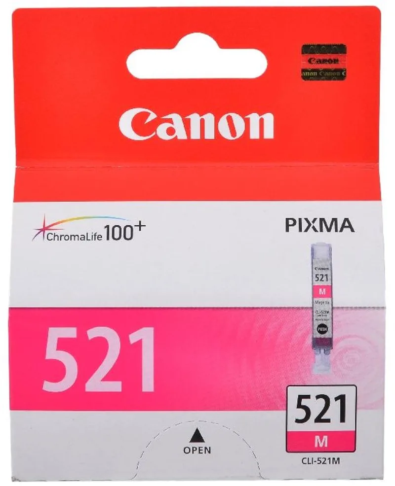 CLI-521M tonercartridge 1 stuk(s) Origineel von Canon in Magenta – Produktfoto