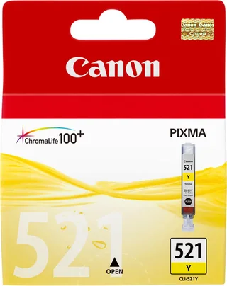 CLI-521Y Inktcartridge från Canon i Gul – produktbild 1 av 2