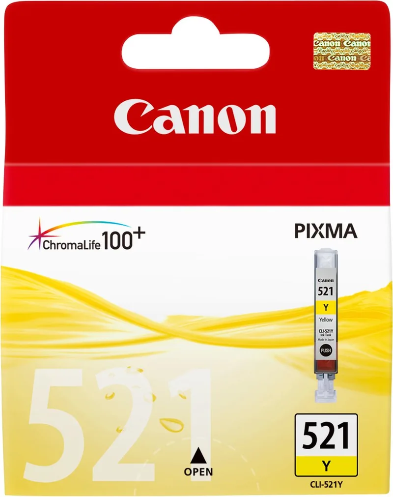 CLI-521Y Inktcartridge från Canon i Gul – produktbild 1 av 2