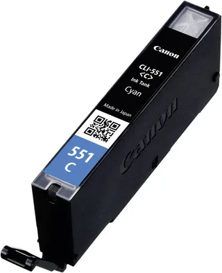 CLI-551C - Inktcartridge - Origineel - Standaard capaciteit by Canon in Cyaan – product photo 2 of 2