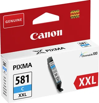 CLI-581C XXL inktcartridge 11,7 ml von Canon in Cyaan – Produktfoto 2 von 2