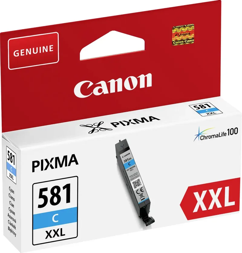CLI-581C XXL inktcartridge 11,7 ml von Canon in Cyaan – Produktfoto 2 von 2