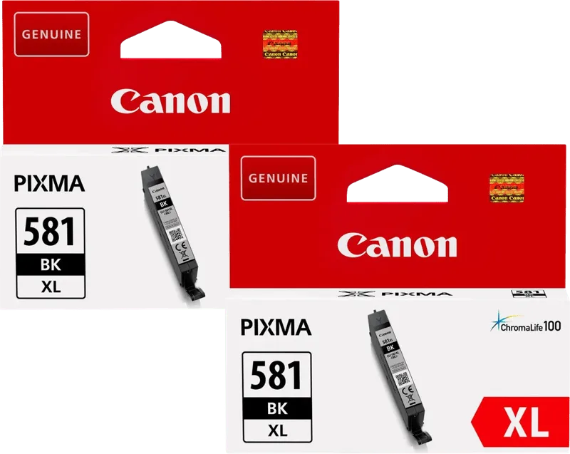 CLI-581XL Cartridges Zwart Duo Pack by Canon – product photo