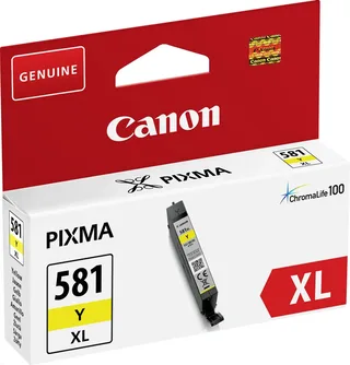 CLI-581Y XL - Inktcartridge - Origineel - Hoge capaciteit by Canon in Yellow – product photo 2 of 2