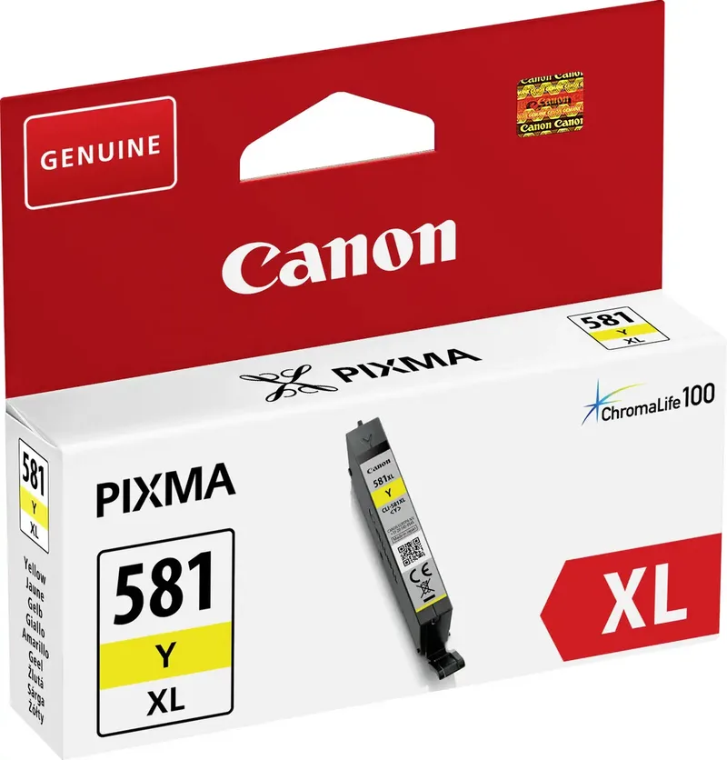 CLI-581Y XL - Inktcartridge - Origineel - Hoge capaciteit by Canon in Yellow – product photo 2 of 2