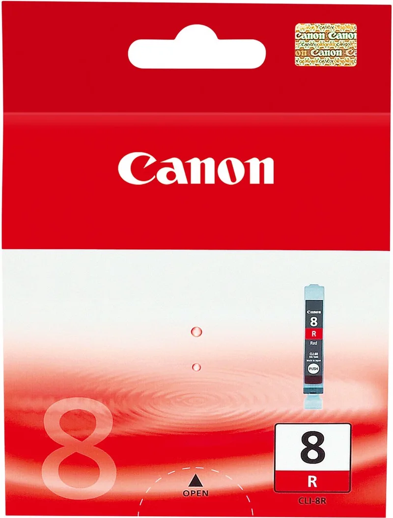 CLI-8R - Inktcartridge von Canon in Rot – Produktfoto