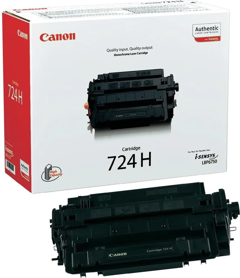 CRG724H - Tonercartridge / Hoge Capaciteit von Canon in Schwarz – Produktfoto