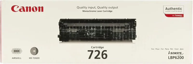 CRG726 - Tonercartridge de Canon en Noir – photo produit