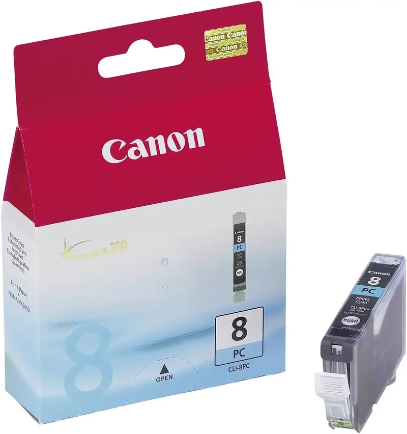 Druckerpatrone CLI-8 PC Original einzeln Photo Cyan 0624B001 by Canon – product photo