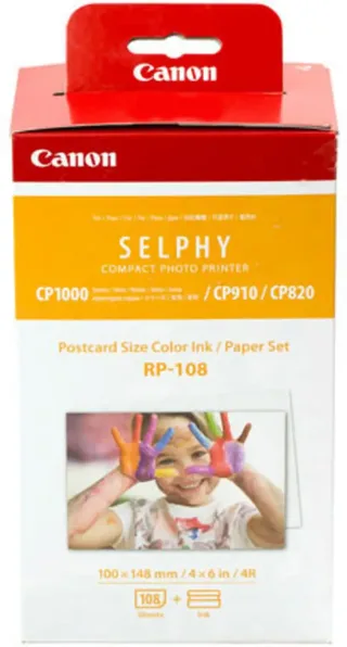 Fotopapier Canon RP-108 10x15cm + inktcartridge 108vel van Canon – productfoto 2 van 2