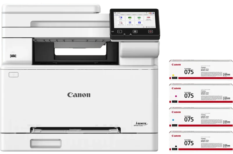 i-SENSYS MF667 CDW + 1 set extra toners van Canon – productfoto