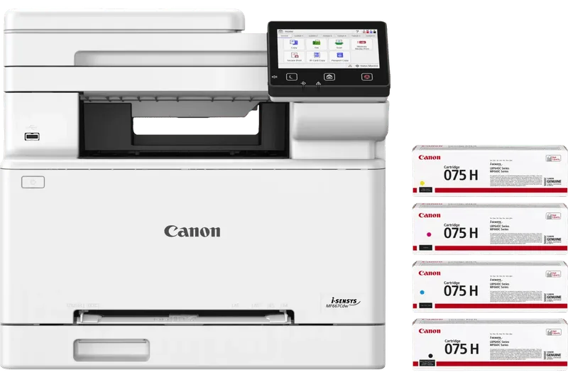 i-SENSYS MF667 CDW + 1 set extra XL toners van Canon – productfoto