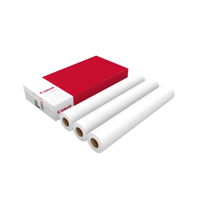 Inkjetpapier Canon 610mmx45m 90gr mat gecoat 3 rollen by Canon – product photo