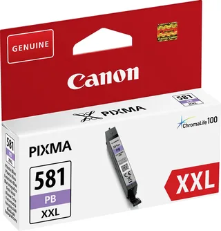 Inktcartridge Canon CLI-581XXL foto blauw de Canon – photo produit 2 sur 2