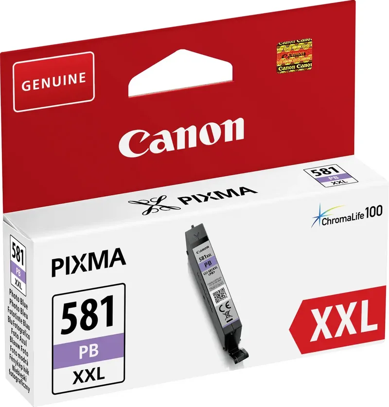 Inktcartridge Canon CLI-581XXL foto blauw de Canon – photo produit 2 sur 2