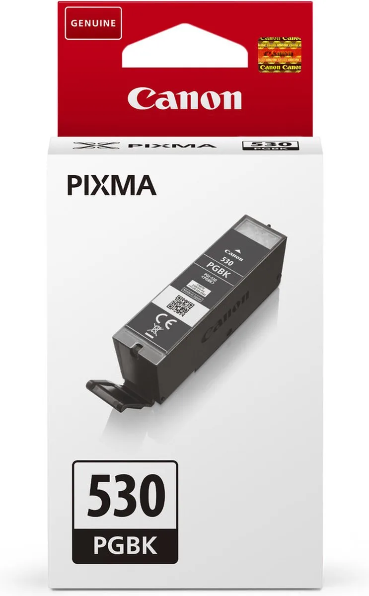 Inktcartridge PGI-530PGBK Origineel Zwart 6117C001 de Canon en Kleurloos – photo produit