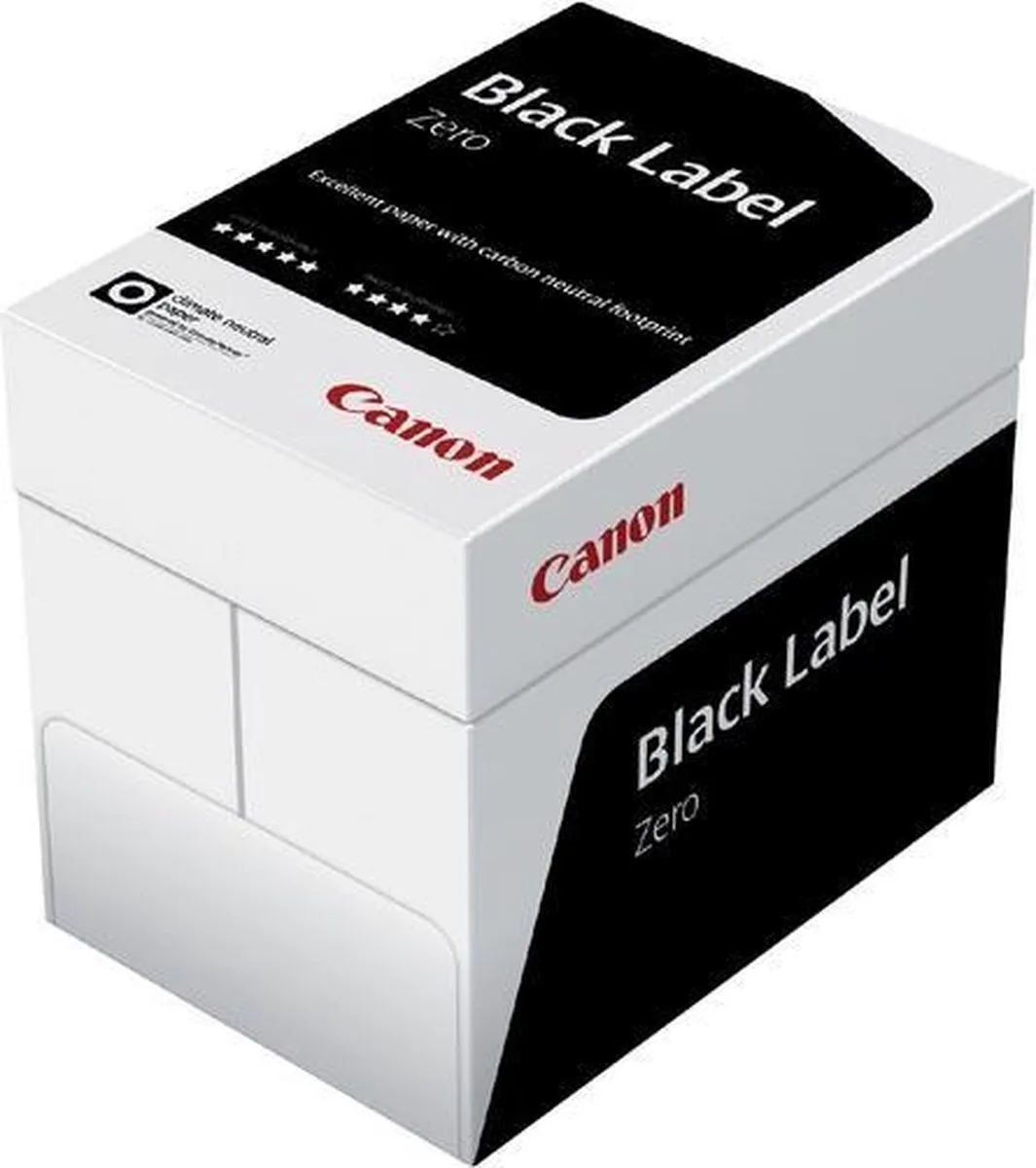 Kopieerpapier Canon Black Label * Zero CO2 * A4 75gr * doos 5 x 500vel van Canon in Wit – productfoto