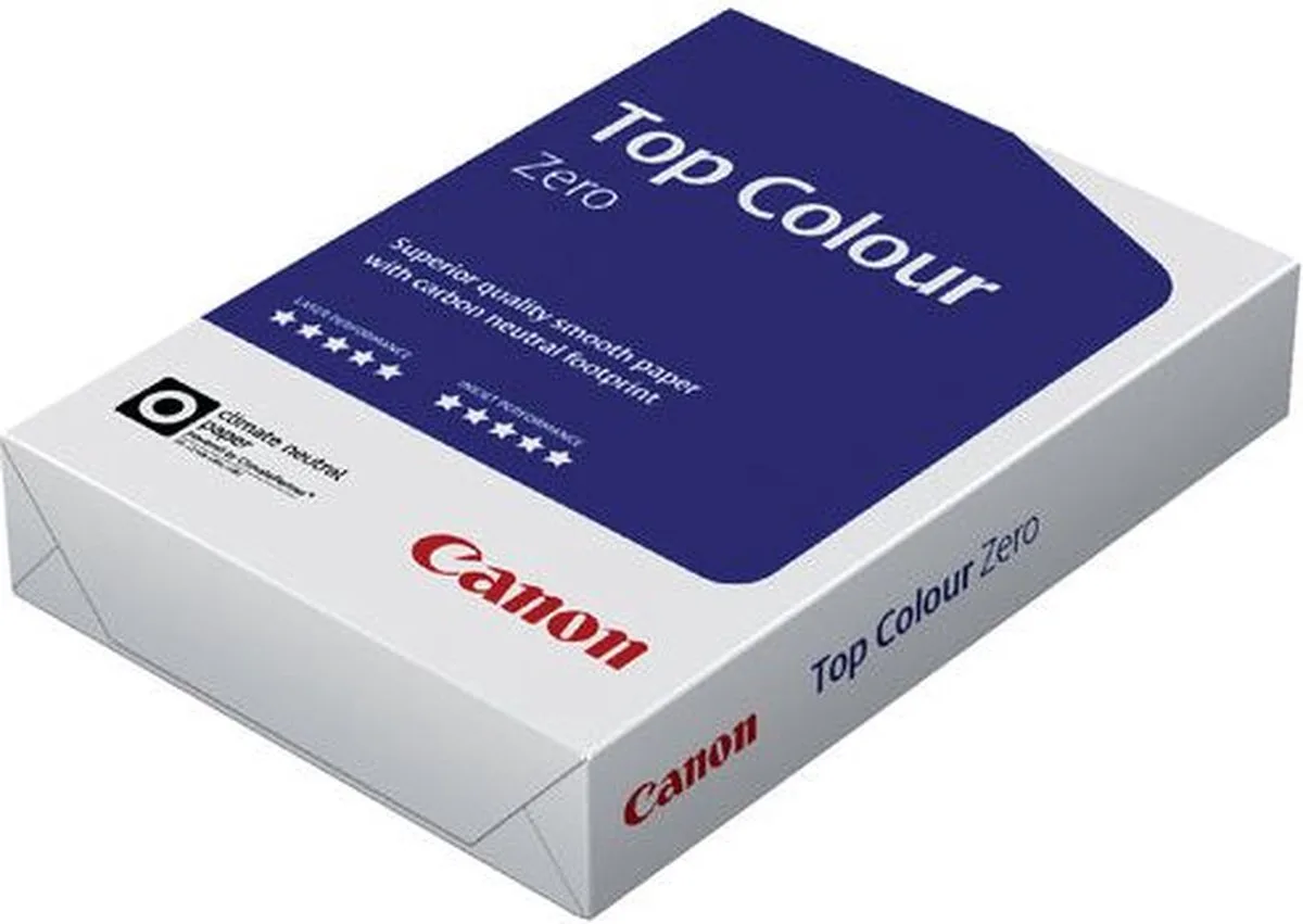 Laserpapier top colour zero a4 160gr | 5 stuks de Canon en Blanc – photo produit