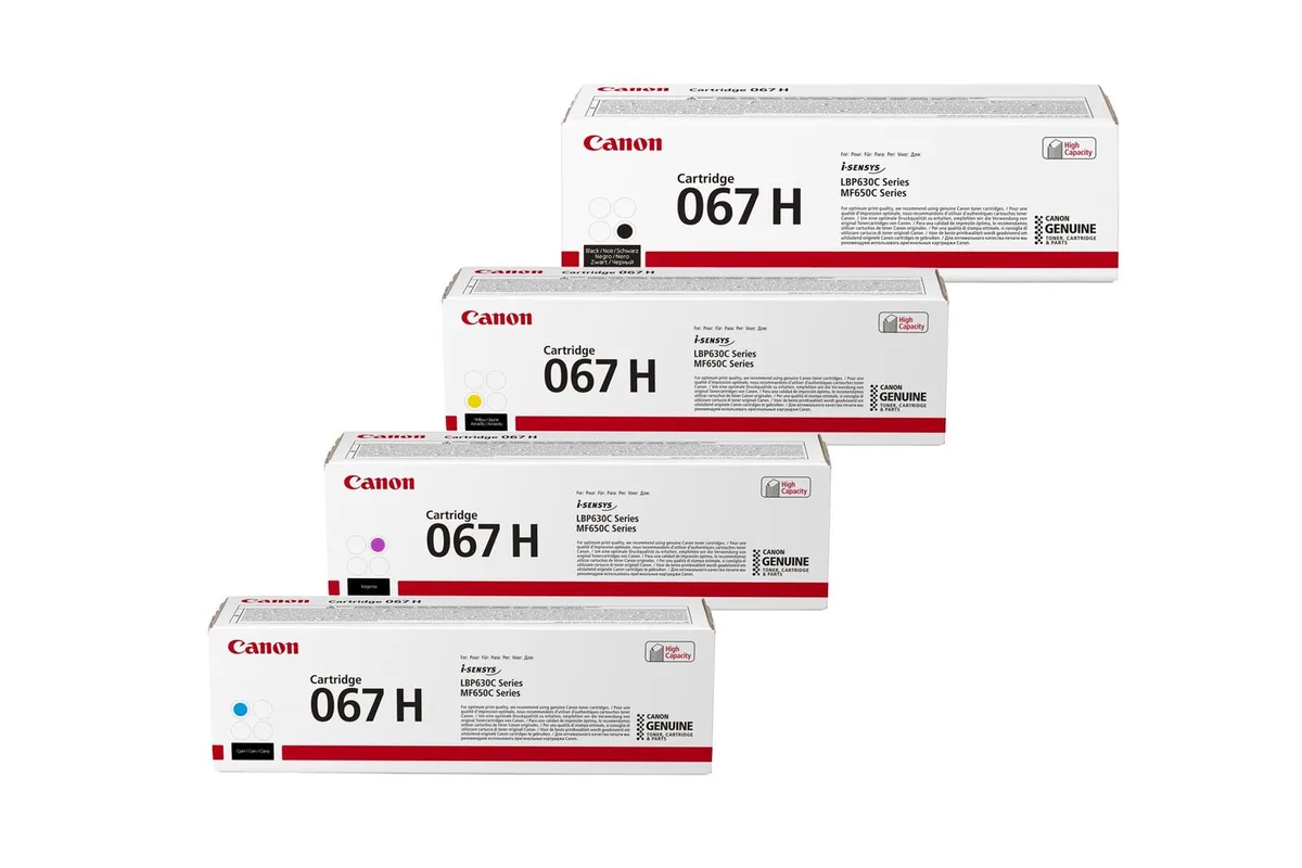Original 067H Toner - 4er Multipack fra Canon – produktbillede