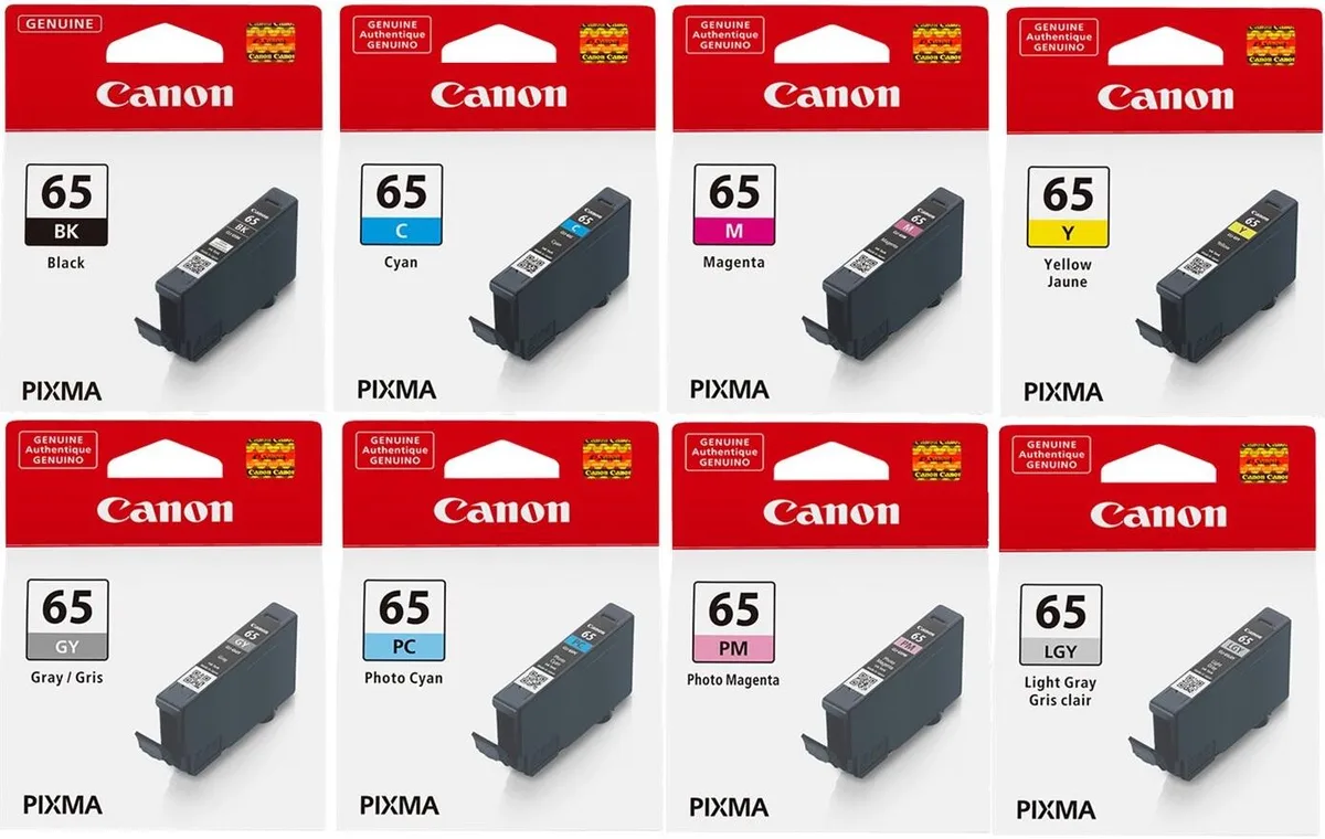 Original CLI-65 Druckerpatronen - 8er Multipack von Canon – Produktfoto