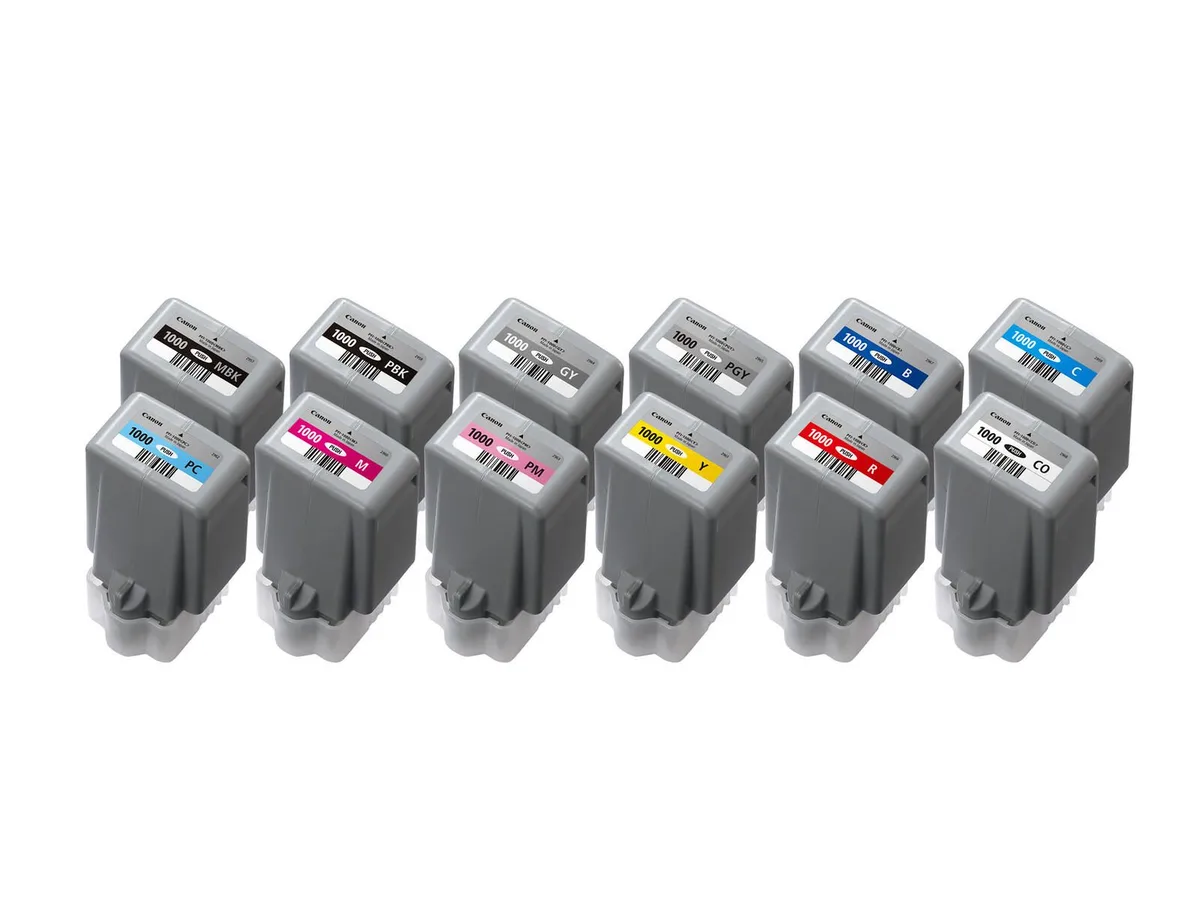 Original PFI-1000 Druckerpatronen 12er Multipack von Canon – Produktfoto