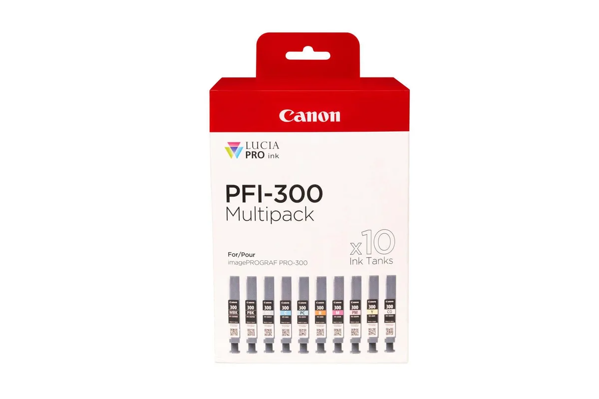 Original PFI-300 Druckerpatronen - 10er Multipack fra Canon – produktbillede