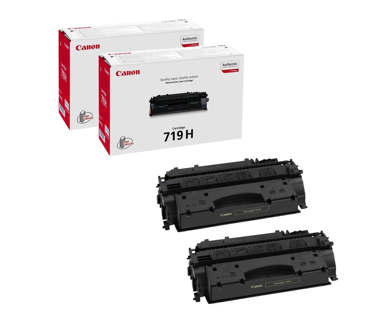 Original Toner 719H Doppelpack schwarz 6.400 Seiten (OP3480B002) von Canon – Produktfoto