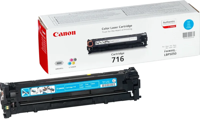 Original Toner Canon 716 Cyan von Canon in Cyaan – Produktfoto