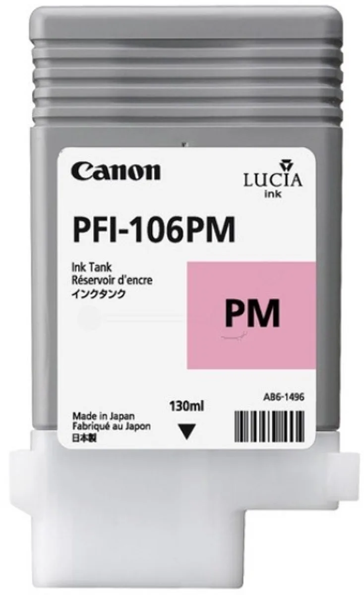 PFI-106PM inktcartridge foto standard capacity 130 ml 1-pack de Canon en Magenta – photo produit