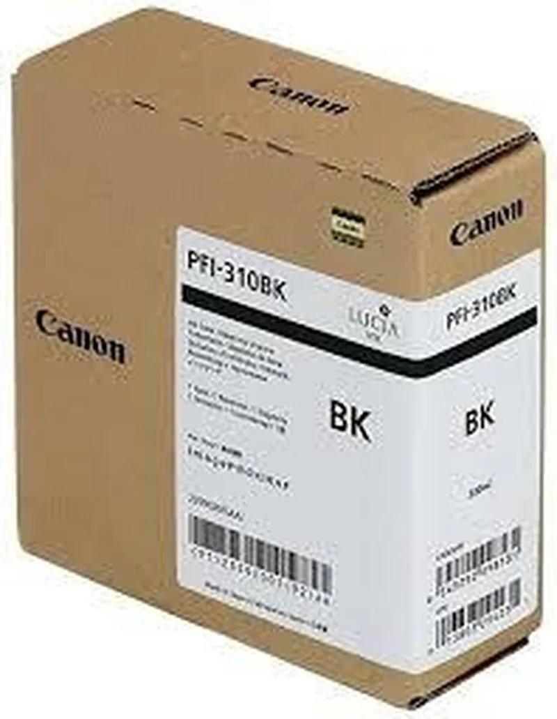 PFI-310BK inktcartridge Origineel de Canon en Noir – photo produit