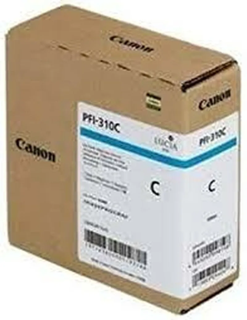 PFI-310C inktcartridge Original Cyaan by Canon in Blue – product photo