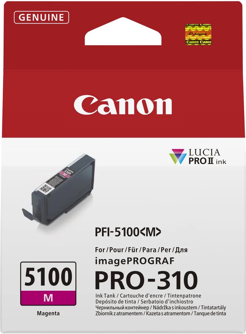 PFI-5100 M inktcartridge 1 stuk(s) Origineel de Canon en Magenta – photo produit