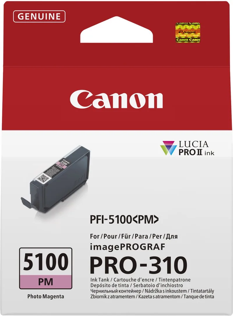 PFI-5100 PM inktcartridge 1 stuk(s) Origineel von Canon in Foto magenta – Produktfoto