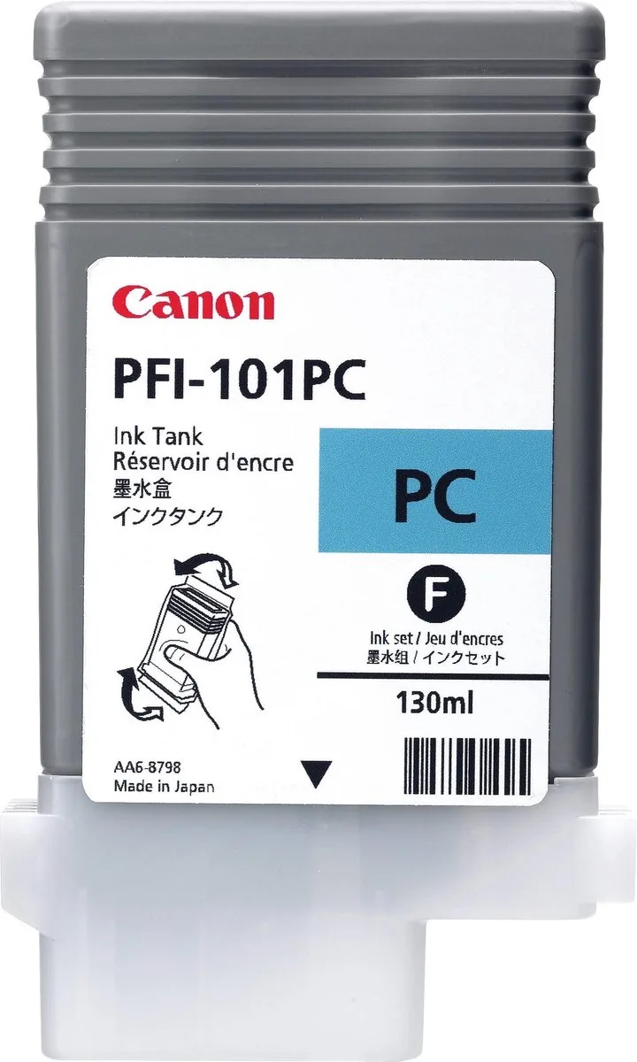 PFI101 - Inktcartridge / Foto de Canon en Cyaan – photo produit