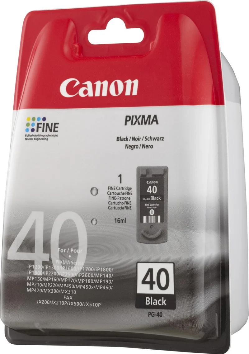 PG-40 - Inktcartridge van Canon in Zwart – productfoto