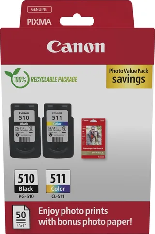 Multipack für Canon Pixma MP260/MP240 von Canon in Schwarz – Produktfoto 1 von 2