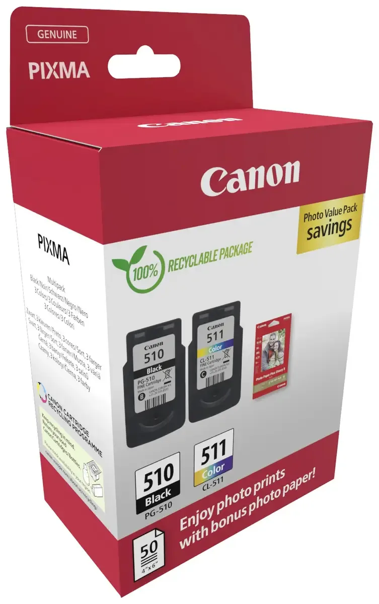 Multipack für Canon Pixma MP260/MP240 von Canon in Schwarz – Produktfoto 2 von 2