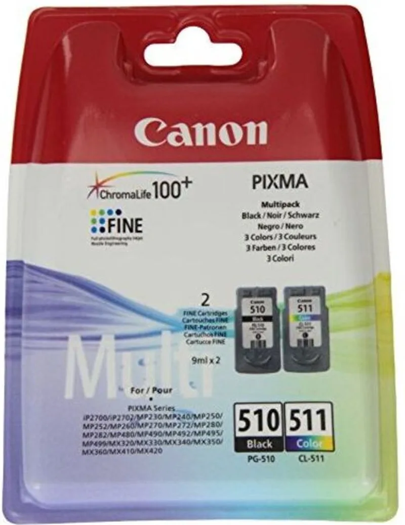 PG-510 / CL-511 - Inktcartridge / Zwart by Canon in Kleur – product photo