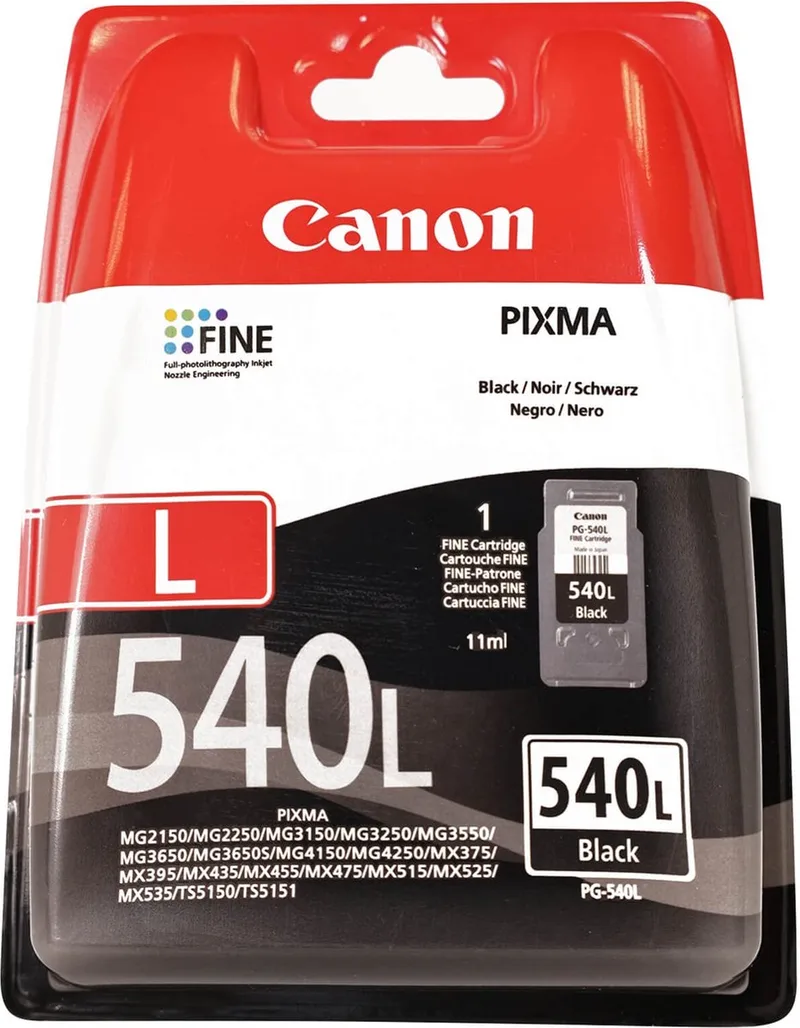 PG-540L inktcartridge 1 stuk(s) Origineel de Canon en Noir – photo produit
