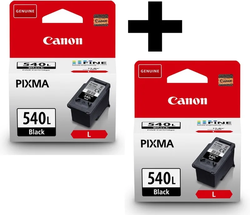 PG-540L - Inktcartridge - Origineel - Hoge capaciteit - 2x + Retourzakje de Canon en Noir – photo produit