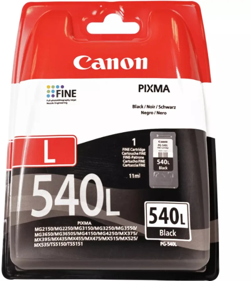 PG-540L - Inktcartridge - Origineel - Hoge capaciteit von Canon in Schwarz – Produktfoto